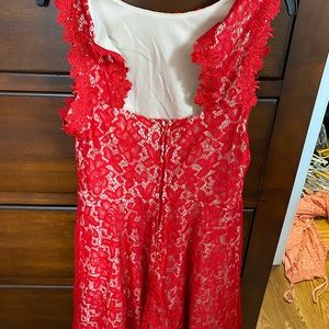 Red Lace Dress